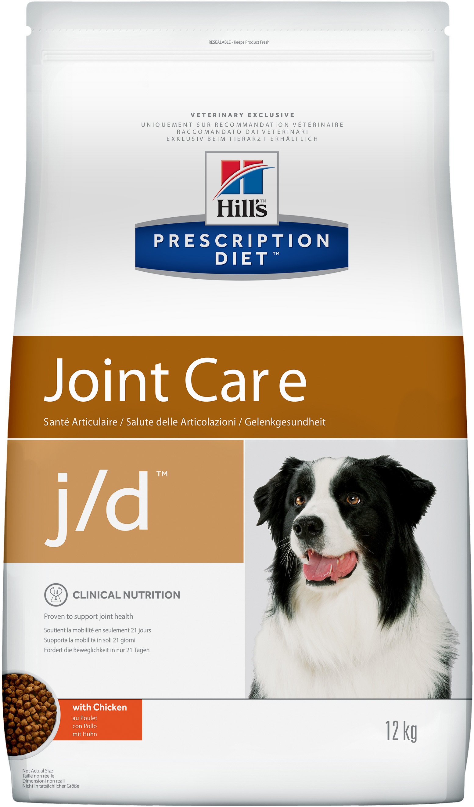 Hill's™ Prescription Diet™ j/d™ для поддержания метаболизма и здоровья суставов., с курицей