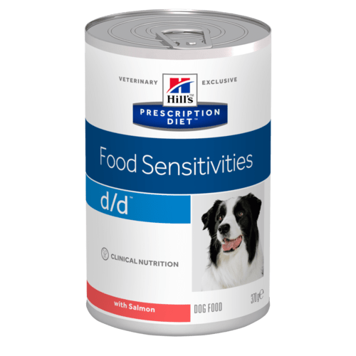 Hill's® Prescription Diet® d/d® Canine Salmon Formula поддерживает здоровье собак с негативной реакцией на пищу