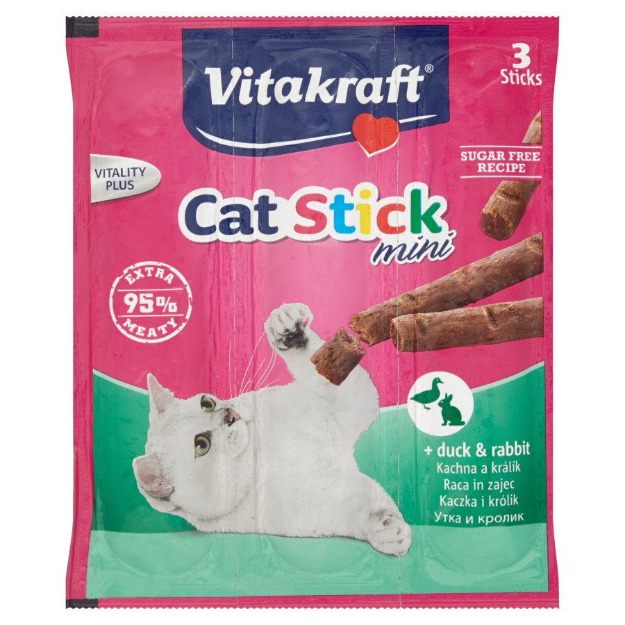 VITAKRAFT CAT-STICK MINI С УТКОЙ И КРОЛИКОМ