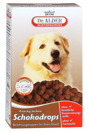 DR.ALDER'S SCHOKODROPS лакомство для собак с шоколадом