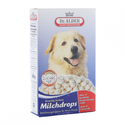 DR.ALDER'S MILCHDROPS лакомство для собак с молоком