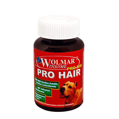 WOLMAR PRO HAIR КОМПЛЕКС ДЛЯ УЛУЧШЕНИЯ КОЖИ И ШЕРСТИ ДЛЯ ЩЕНКОВ И СОБАК