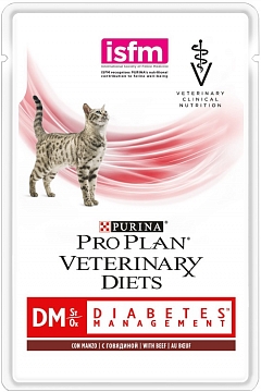 PRO PLAN® VETERINARY DIETS DM ST/OX DIABETES MANAGEMENT для кошек при сахарном диабете, с говядиной