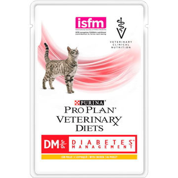 PRO PLAN® VETERINARY DIETS DM ST/OX DIABETES MANAGEMENT для кошек при сахарном диабете, с курицей
