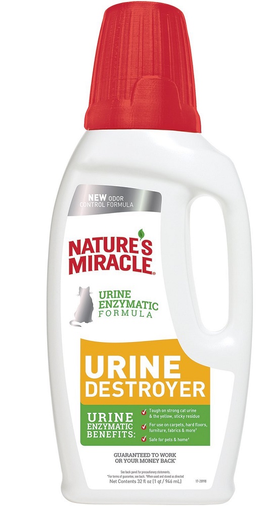 NATURE'S MIRACLE URINE DESTROYER УНИВЕРСАЛЬНЫЙ УНИЧТОЖИТЕЛЬ МОЧИ ДЛЯ КОШЕК