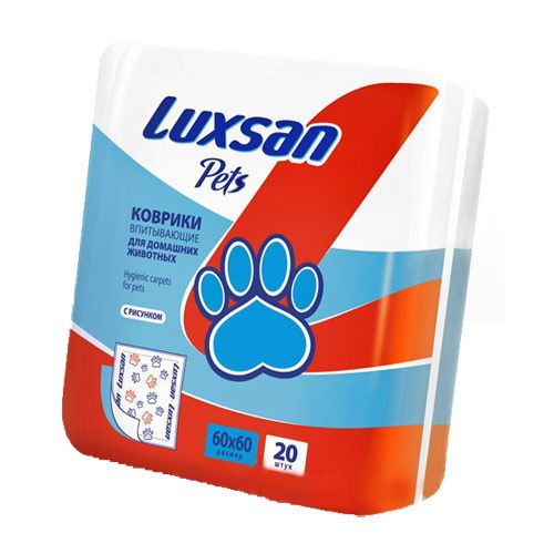 Коврик для кошек и собак LUXSAN Premium с рисунком, 60*60 см