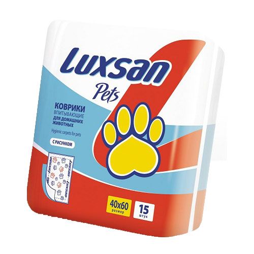 Коврик для кошек и собак LUXSAN Premium с рисунком, 40х60 см