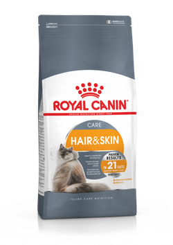Royal Canin Hair & Skin Care - корм сухой полнорационный для взрослых кошек - Рекомендуется для поддержания здоровья кожи и шерсти