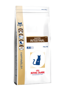 Royal Canin Gastro Intestinal - корм сухой полнорационный диетический для взрослых кошек, рекомендуемый при острых расстройствах пищеварения. Ветеринарная диета