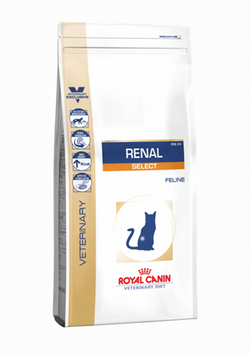 Royal Canin Renal Select Feline - корм сухой полнорационный диетический для взрослых кошек с пониженным аппетитом для поддержания функции почек при острой или хронической почечной недостаточности. Ветеринарная диета. Крокета двойной текстуры.