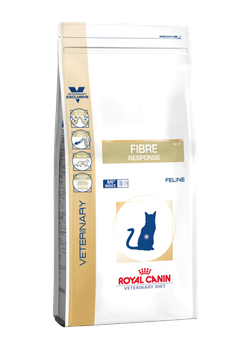 Royal Canin  Fibre Response -  корм сухой полнорационный с повышенным содержанием клетчатки для кошек при запорах. Ветеринарная диета.
