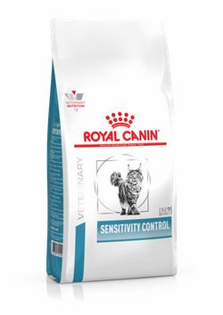 Royal Canin  Sensitivity Control (утка) - корм сухой полнорационный диетический для взрослых кошек, применяемый при пищевой аллергии или пищевой непереносимости.