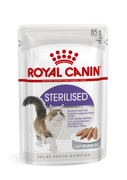 Royal Canin  Sterilised (в паштете) - корм консервированный полнорационный для стерилизованных взрослых кошек (паштет)
